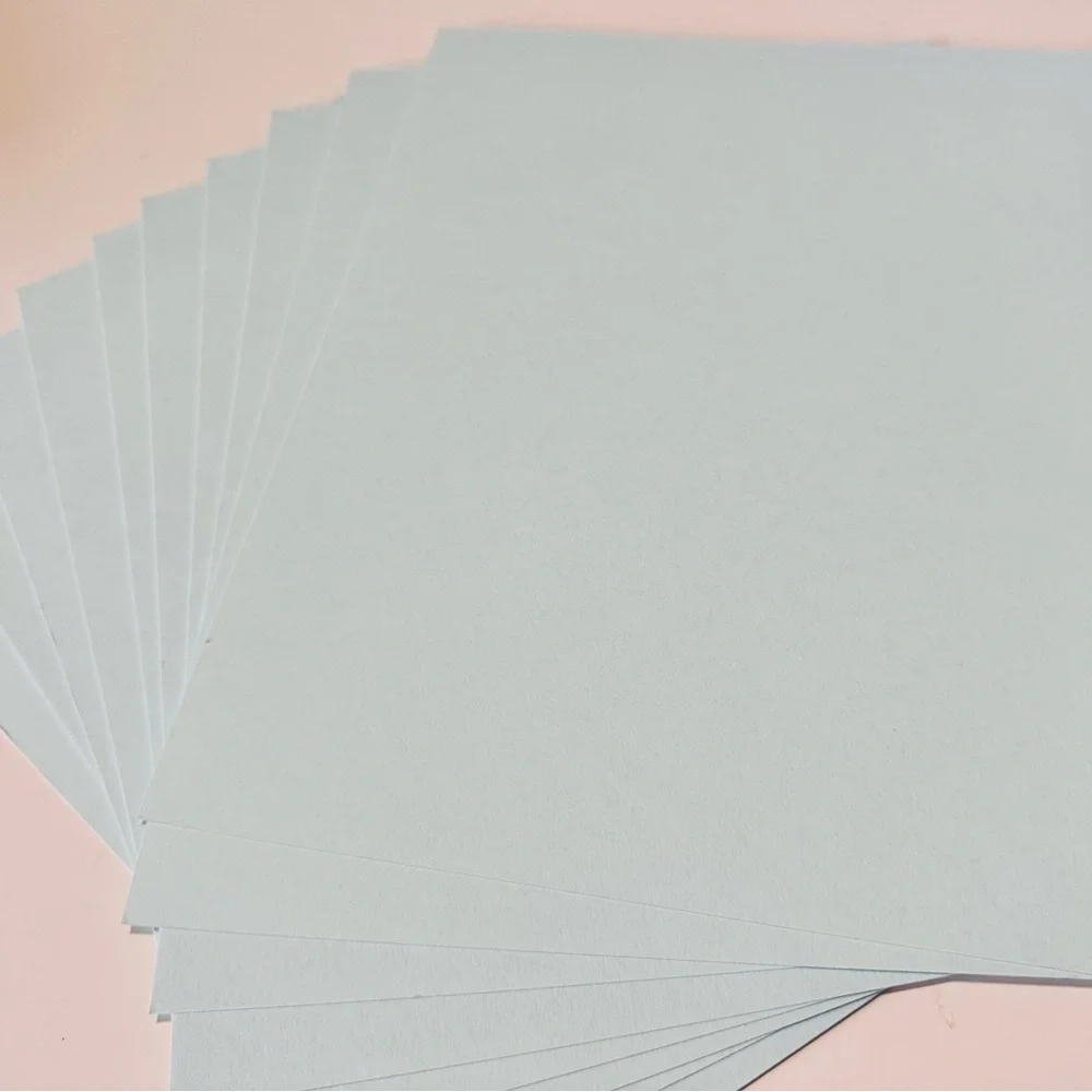 CARDSTOCK WAREHOUSE Pale Blue Thick Paper 10 Sheets 100 lb 8.5”x11”